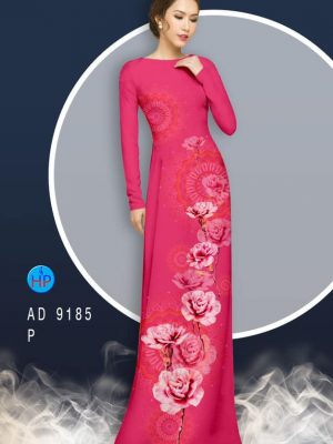 Vải áo dài Hoa hồng thiết kế 2020 AD 9185 21 1582858996 593 Vai ao dai Hoa hong thiet ke 2020 AD 9185