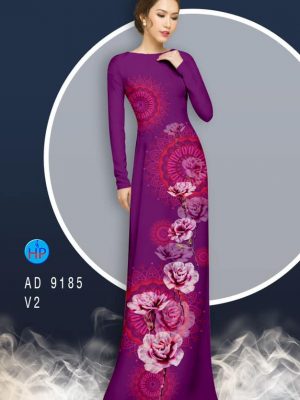 Vải áo dài Hoa hồng thiết kế 2020 AD 9185 33 1582858997 671 Vai ao dai Hoa hong thiet ke 2020 AD 9185