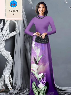 Vải áo dài Hoa Loa Kèn mới ra AD 6575 34 1582859113 959 Vai ao dai Hoa Loa Ken moi ra AD 6575
