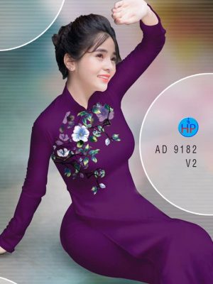 1582947081 150 Vai ao dai hoa tren nguc moi ra AD 9182