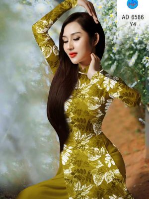 Vải áo dài hình Lá mới ra AD 6586 23 1582947439 829 Vai ao dai hinh La moi ra AD 6586