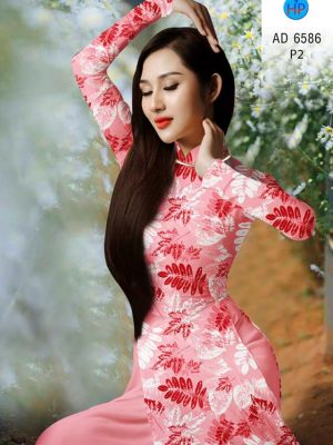 Vải áo dài hình Lá mới ra AD 6586 29 1582947440 592 Vai ao dai hinh La moi ra AD 6586