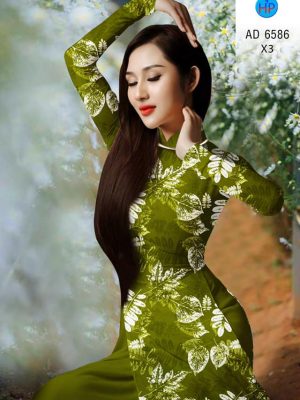 Vải áo dài hình Lá mới ra AD 6586 31 1582947440 619 Vai ao dai hinh La moi ra AD 6586
