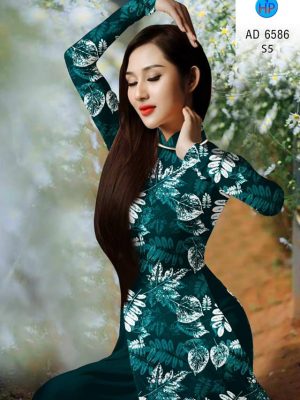 Vải áo dài hình Lá mới ra AD 6586 27 1582947440 688 Vai ao dai hinh La moi ra AD 6586