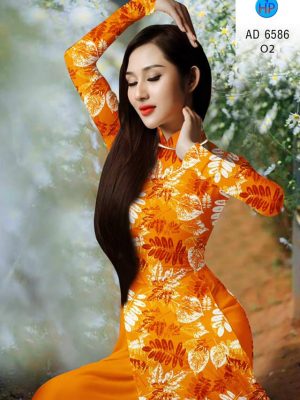 Vải áo dài hình Lá mới ra AD 6586 25 1582947440 890 Vai ao dai hinh La moi ra AD 6586