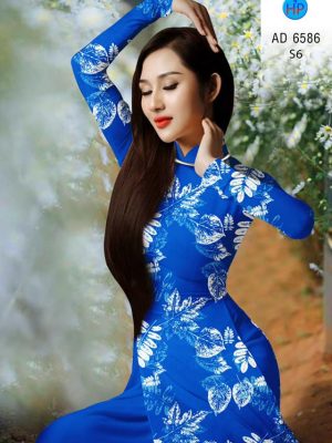 Vải áo dài hình Lá mới ra AD 6586 35 1582947441 644 Vai ao dai hinh La moi ra AD 6586