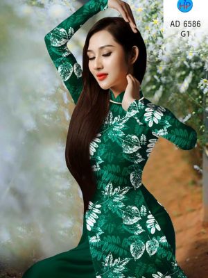 Vải áo dài hình Lá mới ra AD 6586 36 1582947441 877 Vai ao dai hinh La moi ra AD 6586
