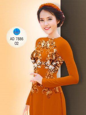 Vải áo dài Hoa in 3D kiểu mới AD 7886 31 1582950696 529 Vai ao dai Hoa in 3D kieu moi AD 7886