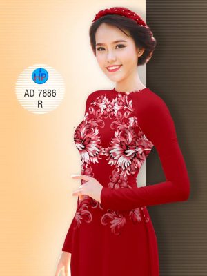 Vải áo dài Hoa in 3D kiểu mới AD 7886 33 1582950696 536 Vai ao dai Hoa in 3D kieu moi AD 7886