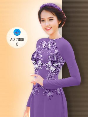 Vải áo dài Hoa in 3D kiểu mới AD 7886 34 1582950697 962 Vai ao dai Hoa in 3D kieu moi AD 7886