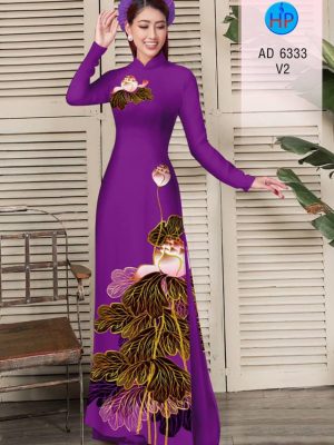 Vải áo dài hoa Sen mới ra AD 6333 25 1582950925 268 Vai ao dai hoa Sen moi ra AD 6333