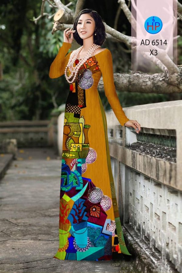 Vai ao dai Hoa van thiet ke 2020 AD 6514