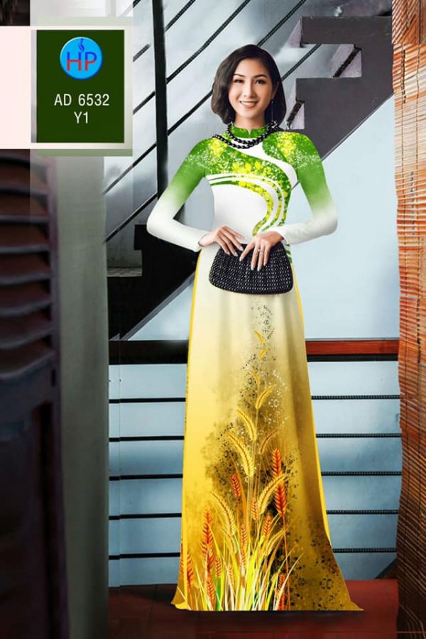 Vai ao dai bong lua thiet ke 2020 AD 6532