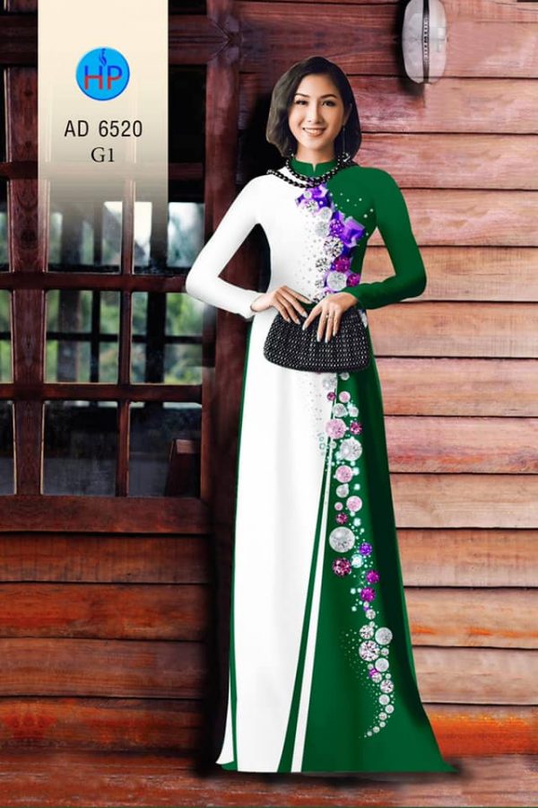 Vai ao dai hoa day moi ra AD 6520