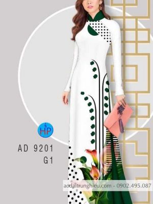 Vải áo dài Bi và hoa loa kèn kiểu mới AD 9201 28 1583056360 121 Vai ao dai Bi va hoa loa ken kieu moi