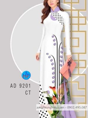 Vải áo dài Bi và hoa loa kèn kiểu mới AD 9201 21 1583056360 531 Vai ao dai Bi va hoa loa ken kieu moi