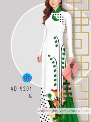 Vải áo dài Bi và hoa loa kèn kiểu mới AD 9201 29 1583056360 730 Vai ao dai Bi va hoa loa ken kieu moi