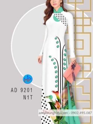 Vải áo dài Bi và hoa loa kèn kiểu mới AD 9201 25 1583056360 922 Vai ao dai Bi va hoa loa ken kieu moi