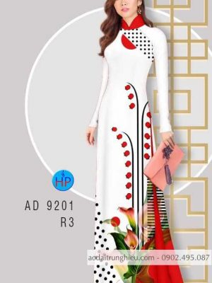 Vải áo dài Bi và hoa loa kèn kiểu mới AD 9201 35 1583056361 637 Vai ao dai Bi va hoa loa ken kieu moi
