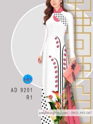 Vải áo dài Bi và hoa loa kèn kiểu mới AD 9201 34 1583056361 97 Vai ao dai Bi va hoa loa ken kieu moi