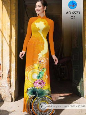 Vải áo dài Bản đồ – Trống đồng – Hoa Sen mới ra AD 6573 22 1583056654 787 Vai ao dai Ban do – Trong dong – Hoa