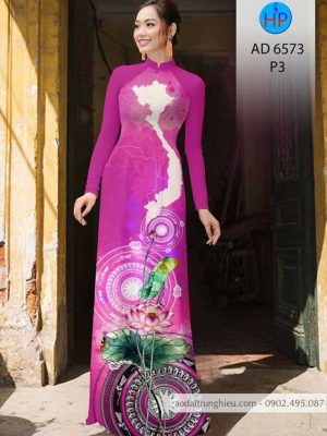 Vải áo dài Bản đồ – Trống đồng – Hoa Sen mới ra AD 6573 36 1583056656 530 Vai ao dai Ban do – Trong dong – Hoa