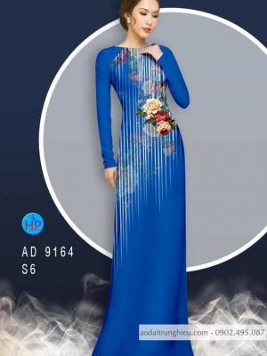 Vải áo dài Hoa hồng kiểu mới AD 9164 24 1583219653 124 Vai ao dai Hoa hong kieu moi AD 9164