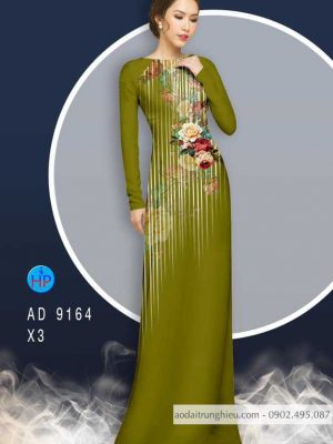 Vải áo dài Hoa hồng kiểu mới AD 9164 27 1583219653 655 Vai ao dai Hoa hong kieu moi AD 9164