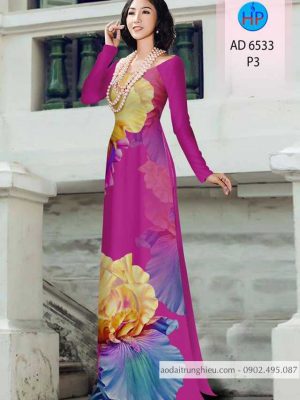Vải áo dài Hoa in 3D mới ra AD 6533 36 1583219971 504 Vai ao dai Hoa in 3D moi ra AD 6533