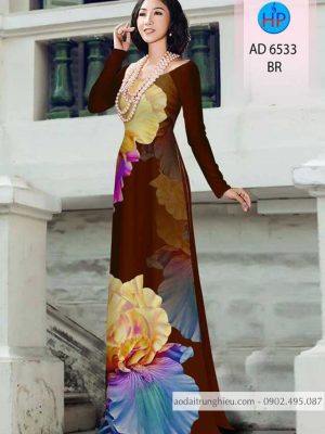 Vải áo dài Hoa in 3D mới ra AD 6533 28 1583219971 567 Vai ao dai Hoa in 3D moi ra AD 6533