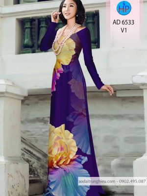 Vải áo dài Hoa in 3D mới ra AD 6533 35 1583219971 633 Vai ao dai Hoa in 3D moi ra AD 6533