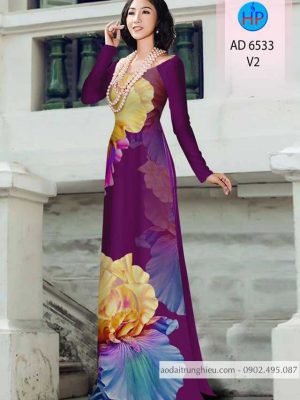 Vải áo dài Hoa in 3D mới ra AD 6533 32 1583219971 75 Vai ao dai Hoa in 3D moi ra AD 6533