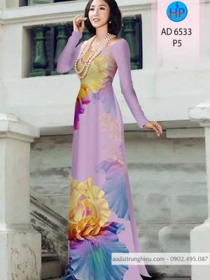 Vải áo dài Hoa in 3D mới ra AD 6533 34 1583219971 805 Vai ao dai Hoa in 3D moi ra AD 6533