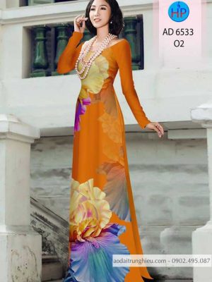 Vải áo dài Hoa in 3D mới ra AD 6533 25 1583219971 849 Vai ao dai Hoa in 3D moi ra AD 6533