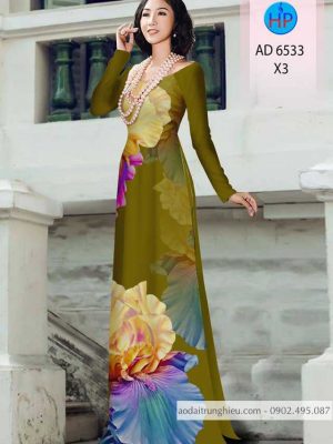 Vải áo dài Hoa in 3D mới ra AD 6533 22 1583219971 861 Vai ao dai Hoa in 3D moi ra AD 6533