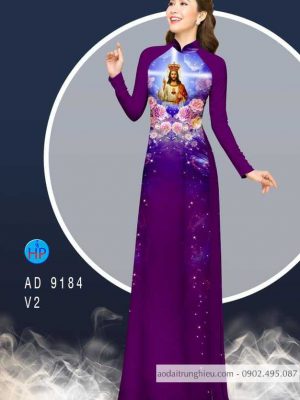 Vải áo dài Chúa Kitô Vua kiểu mới AD 9184 29 1583220243 483 Vai ao dai Chua Kito Vua kieu moi AD 9184