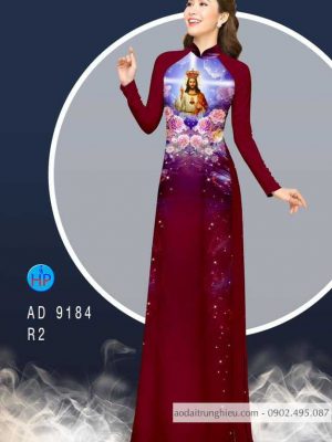 Vải áo dài Chúa Kitô Vua kiểu mới AD 9184 24 1583220243 61 Vai ao dai Chua Kito Vua kieu moi AD 9184