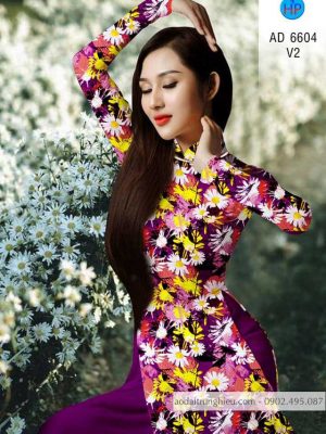 Vải áo dài hoa Cúc hoạ mi kiểu mới AD 6604 26 1583220373 490 Vai ao dai hoa Cuc hoa mi kieu moi AD