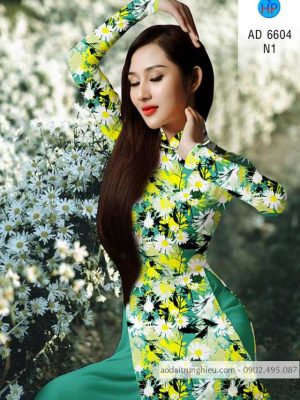 Vải áo dài hoa Cúc hoạ mi kiểu mới AD 6604 30 1583220373 538 Vai ao dai hoa Cuc hoa mi kieu moi AD