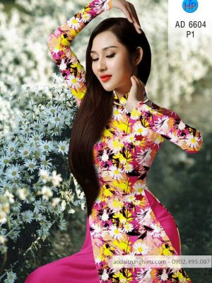 Vải áo dài hoa Cúc hoạ mi kiểu mới AD 6604 29 1583220373 702 Vai ao dai hoa Cuc hoa mi kieu moi AD