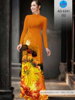 Vải áo dài hoa Sen kiểu mới AD 6591 25 1583220532 545 Vai ao dai hoa Sen kieu moi AD 6591