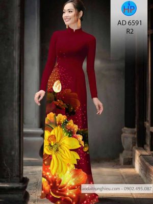 Vải áo dài hoa Sen kiểu mới AD 6591 26 1583220532 546 Vai ao dai hoa Sen kieu moi AD 6591