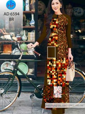 Vải áo dài Ô vuông mới ra AD 6594 24 1583220926 129 Vai ao dai O vuong moi ra AD 6594