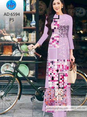 Vải áo dài Ô vuông mới ra AD 6594 22 1583220926 138 Vai ao dai O vuong moi ra AD 6594