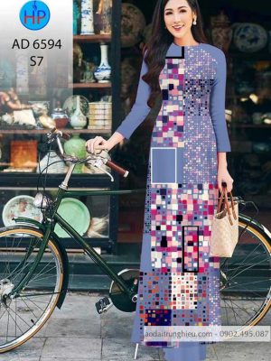 Vải áo dài Ô vuông mới ra AD 6594 32 1583220927 350 Vai ao dai O vuong moi ra AD 6594