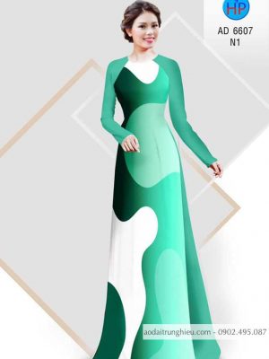 Vải áo dài Lập thể kiểu mới AD 6607 33 1583221150 869 Vai ao dai Lap the kieu moi AD 6607