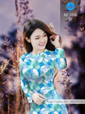 Vải áo dài hình Lá kiểu mới AD 6590 24 1583221314 602 Vai ao dai hinh La kieu moi AD 6590