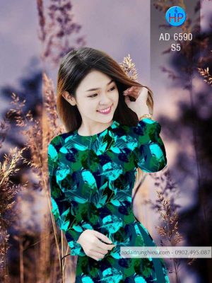 Vải áo dài hình Lá kiểu mới AD 6590 26 1583221314 640 Vai ao dai hinh La kieu moi AD 6590