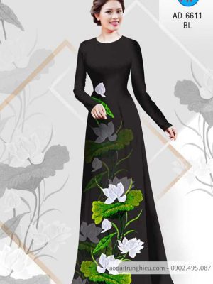 Vải áo dài Sen thanh khiết thiết kế 2020 AD 6611 26 1583222319 642 Vai ao dai Sen thanh khiet thiet ke 2020 AD