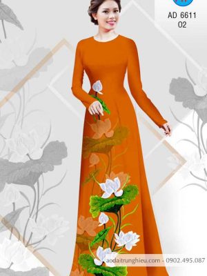 Vải áo dài Sen thanh khiết thiết kế 2020 AD 6611 29 1583222320 127 Vai ao dai Sen thanh khiet thiet ke 2020 AD